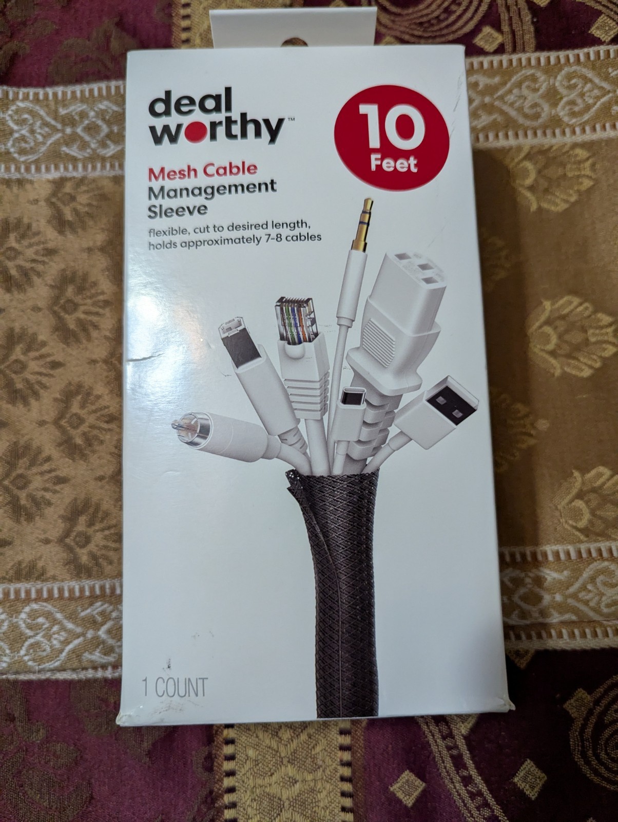 Deal Worthy Mesh Cable Management 