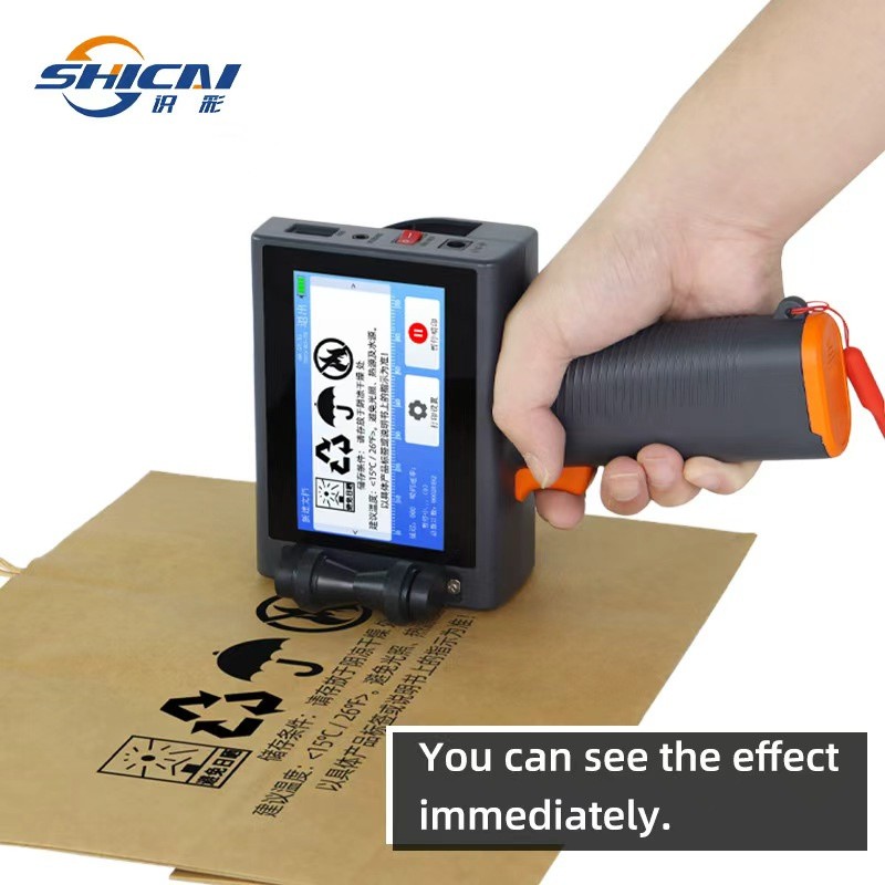 12.7mm Handheld Inkjet Printer for Printing Data Code and Production Date