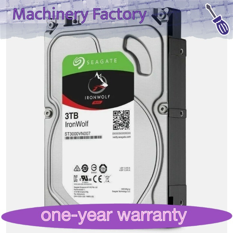 1PCS Seagate IronWolf ST3000VN007 3TB 5900RPM SATA 6Gb/s 3.5 NAS Internal Hard