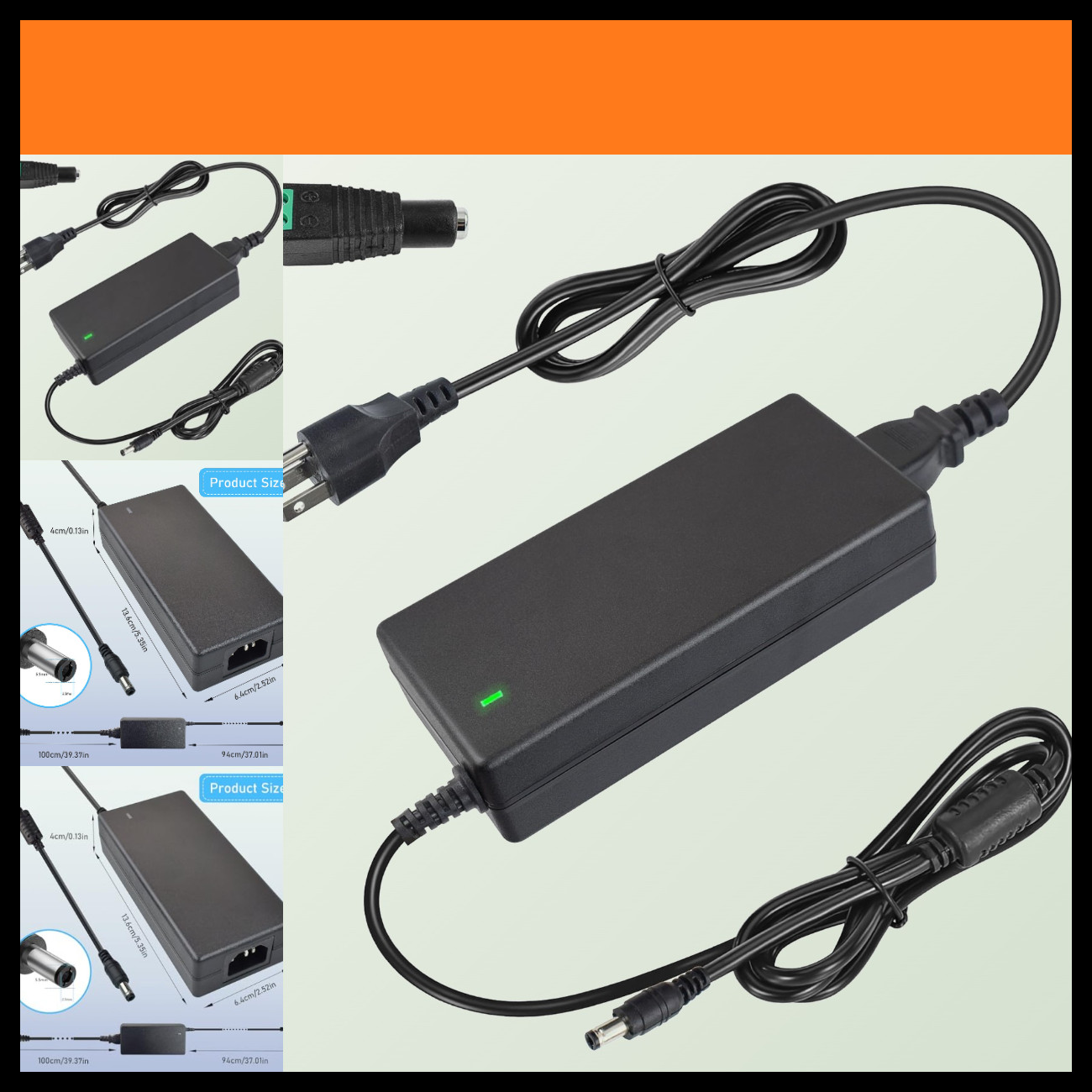 5V 10A Power Supply, 50W AC/DC Adapter for LED Strip Light, Security Camera