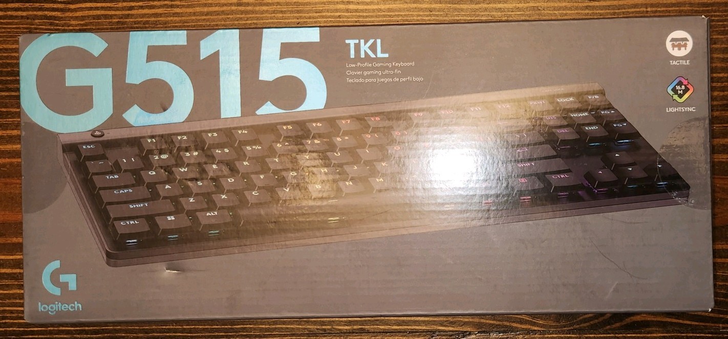 Logitech G515 TKL Low-Profile Wired Gaming Keyboard USB-C/USB-A Black