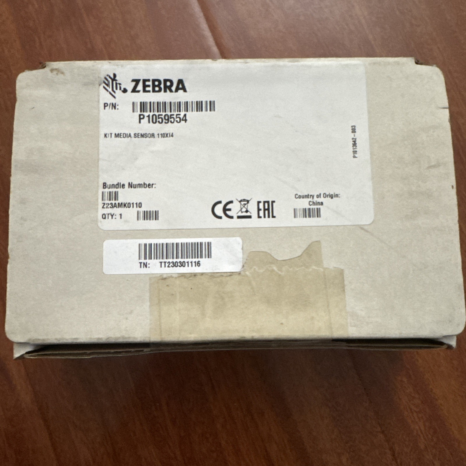 Zebra P1059554 Media Sensor - For Zebra 110Xi4 Thermal Printers - OEM
