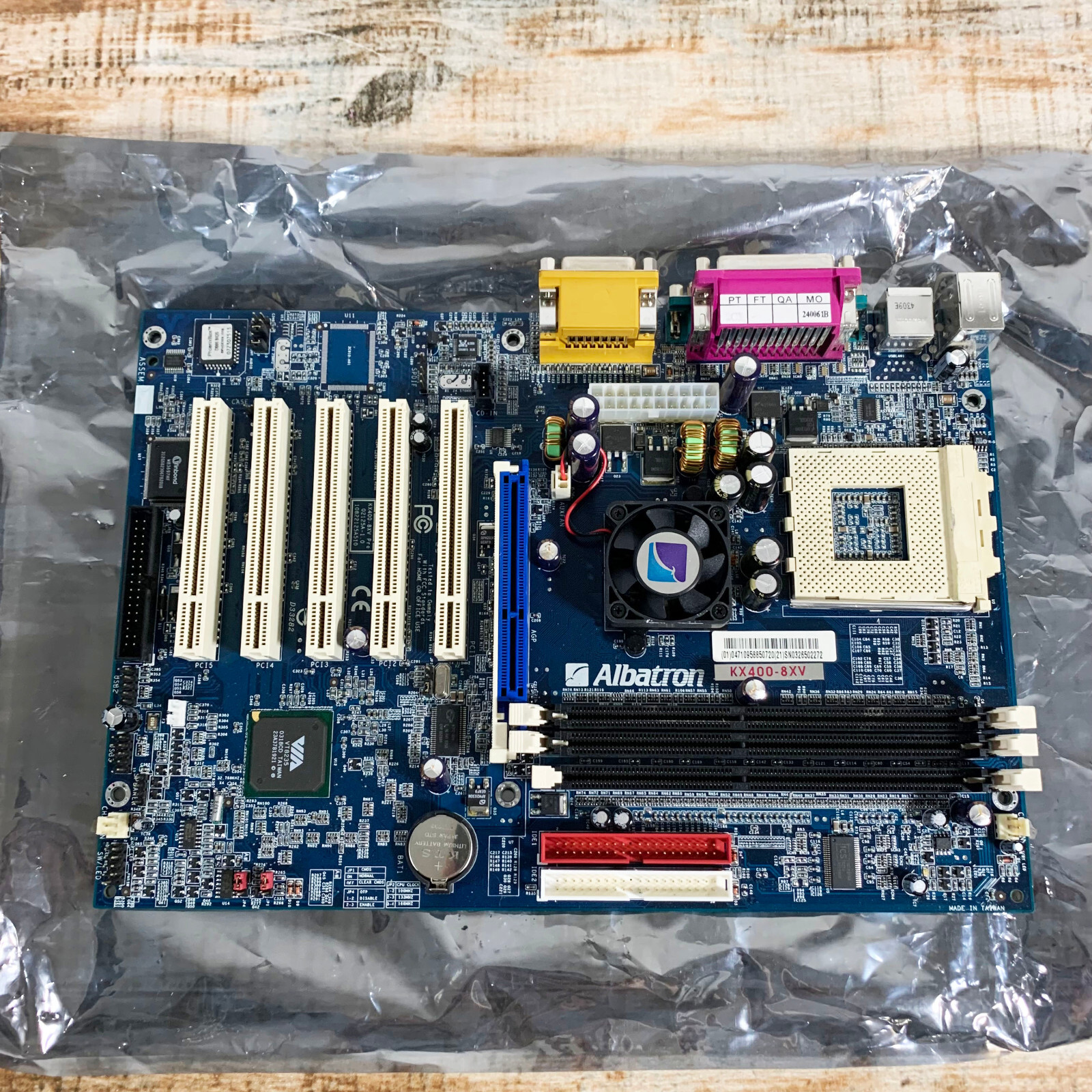 Albatron KX400-8XV Motherboard - Untested