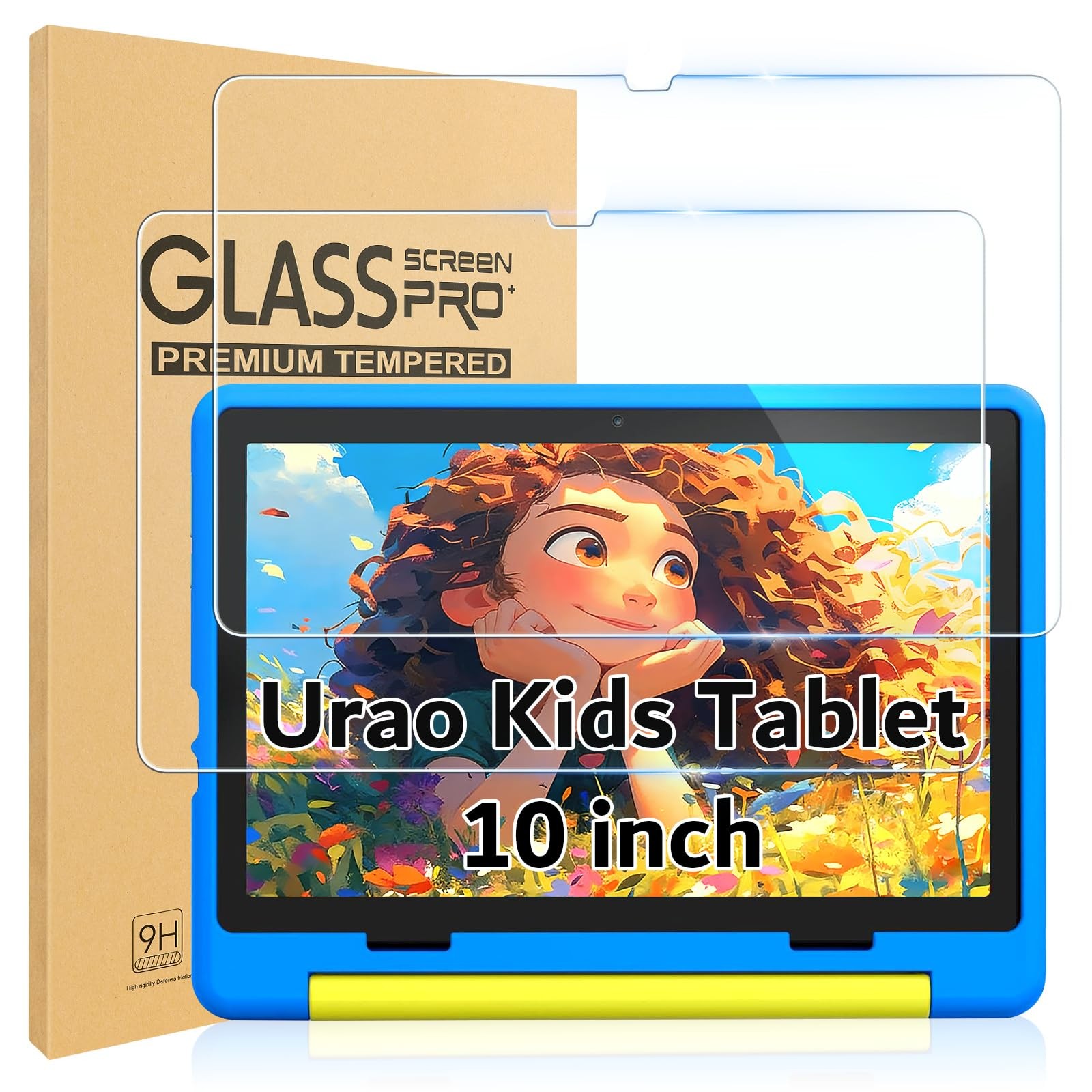 Samlior 2Pack Screen Protector for Urao 2024 Android 14 Tablet Kids 10...