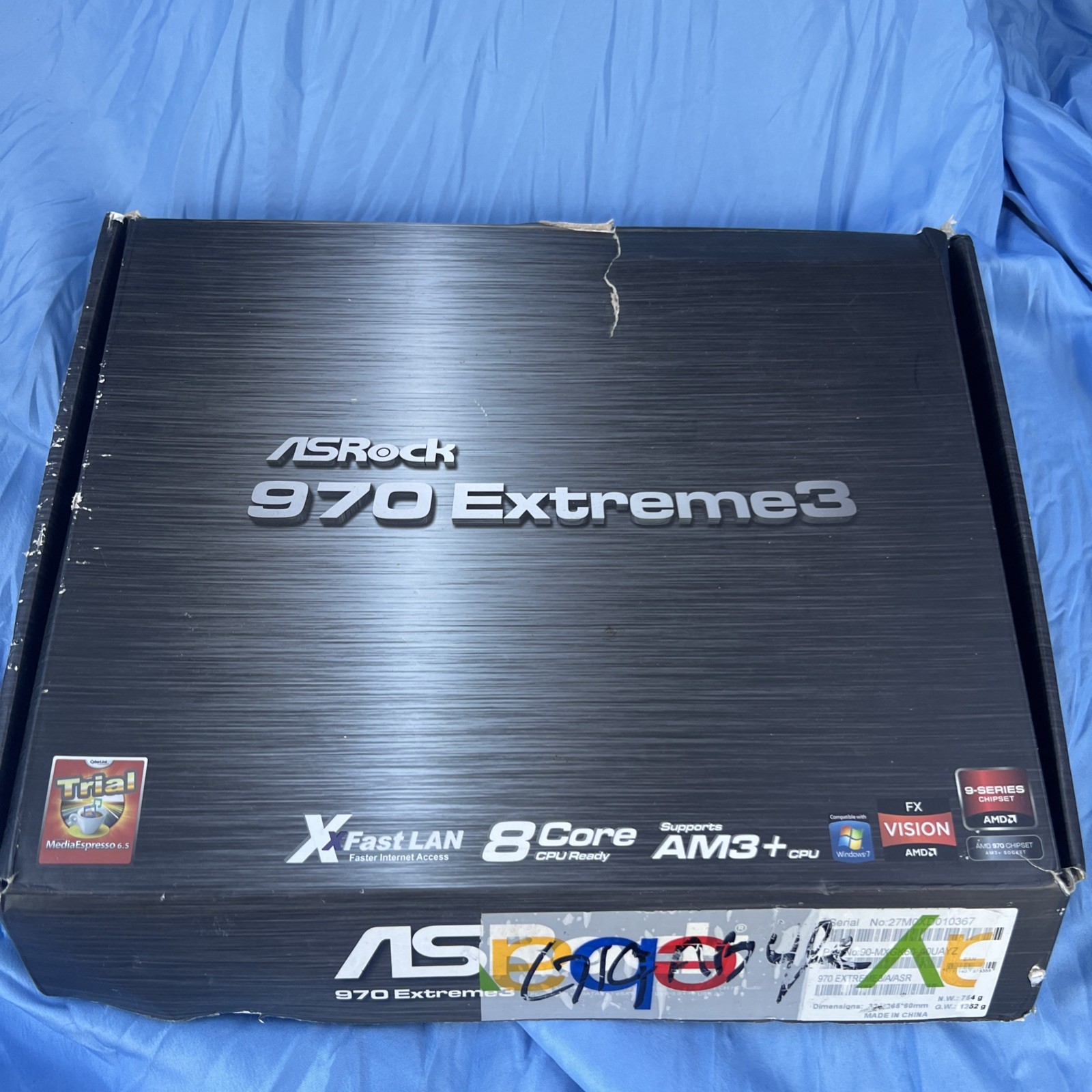 Asrock 970 Extreme3 Motherboard | Untested | Fast Shipping - Parts Or Repairs