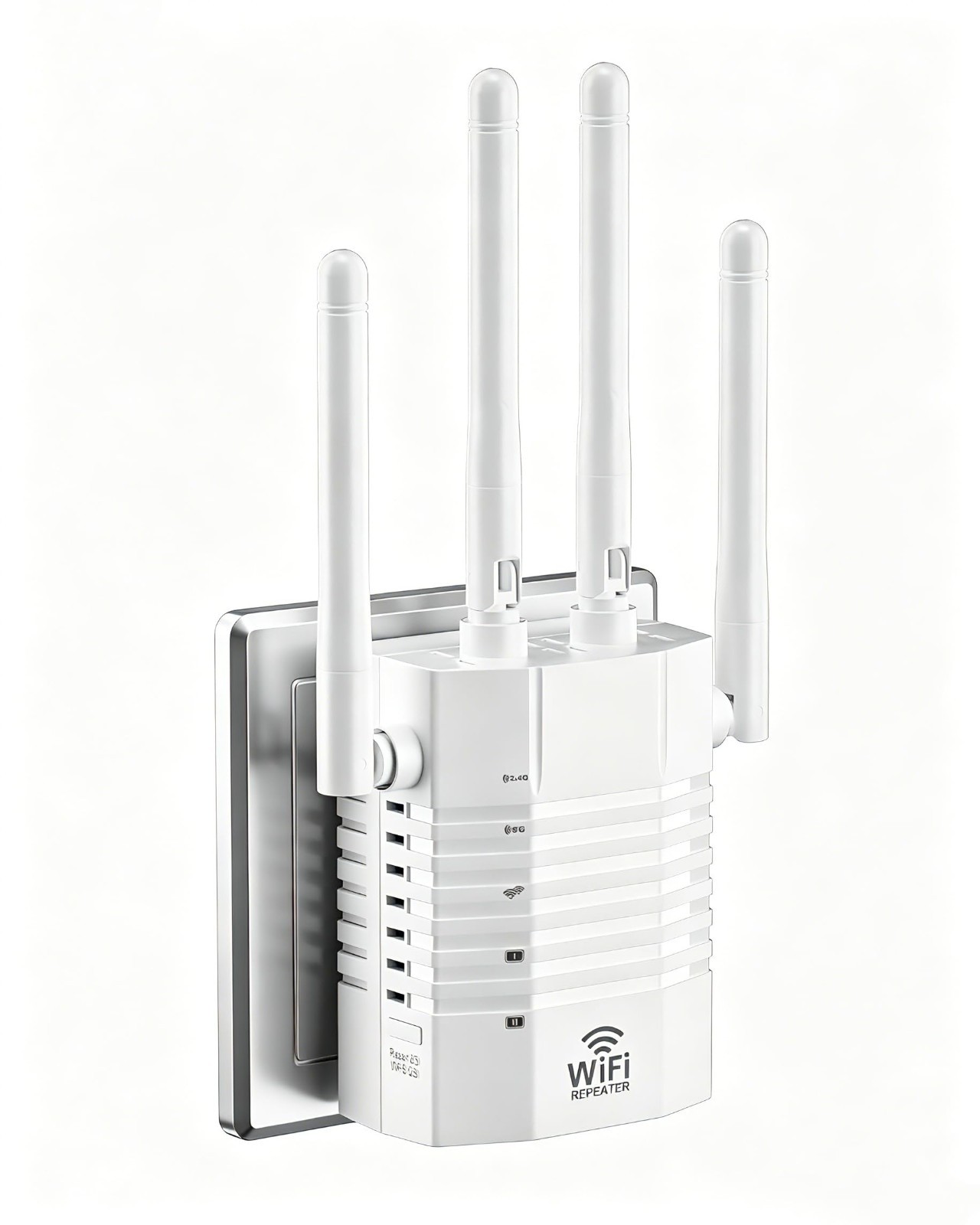 WiFi Extender 1200Mbps Dual Band 5GHz/2.4GHz, 4 Antennas,WiFi Booster Up to 1288