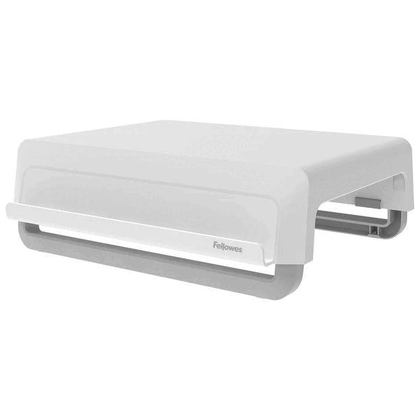 Fellowes Breyta Ergonomic Monitor Riser 100098565 – Adjustable Desk Stand, White