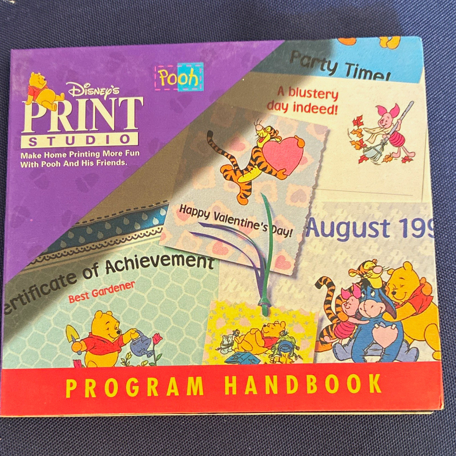 Disney Interactive Print Studio Winnie the Pooh CD-ROM Windows 3.1/95