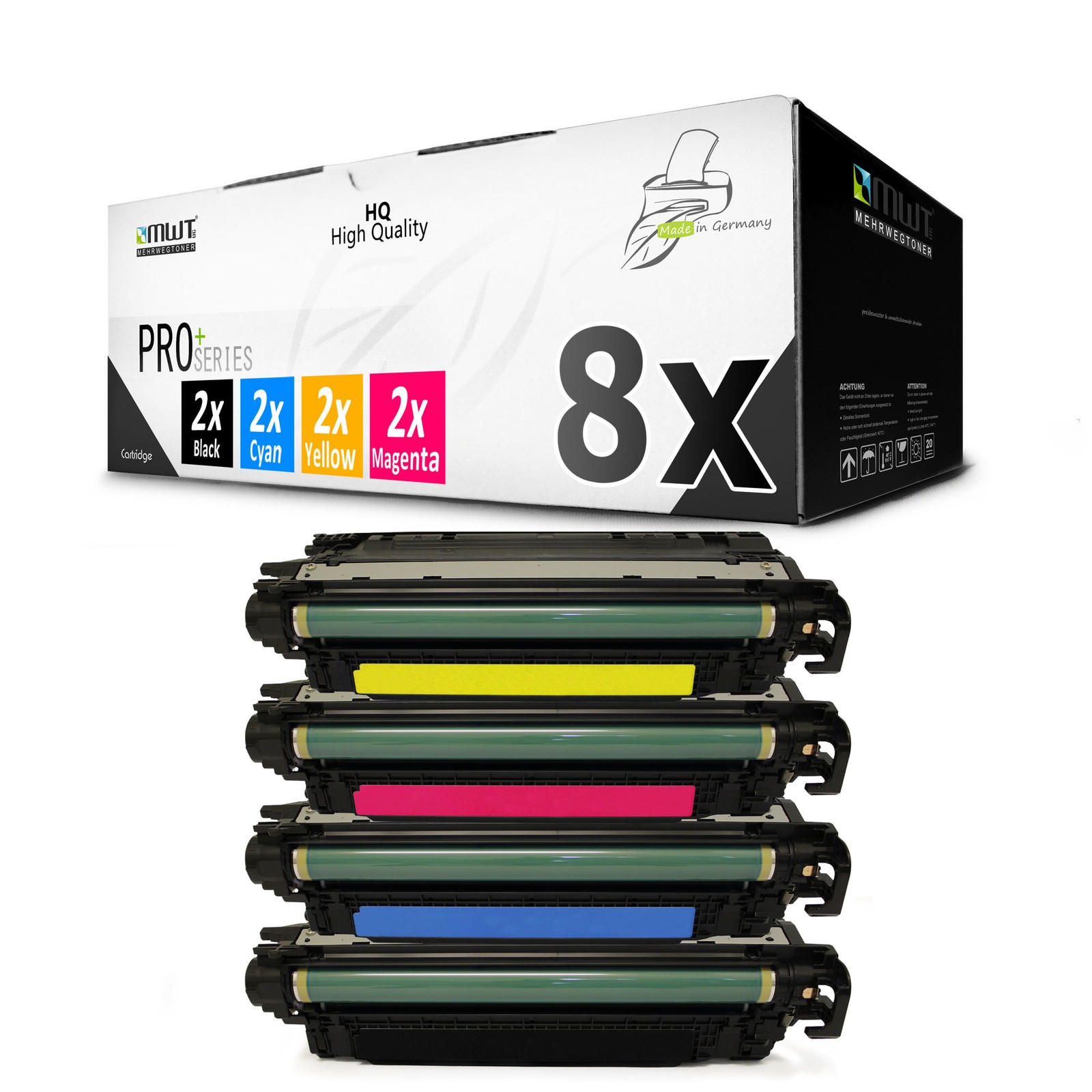 8x Compatible MWT Toner for HP LaserJet Pro 500 Color MFP M-570-dn/dw