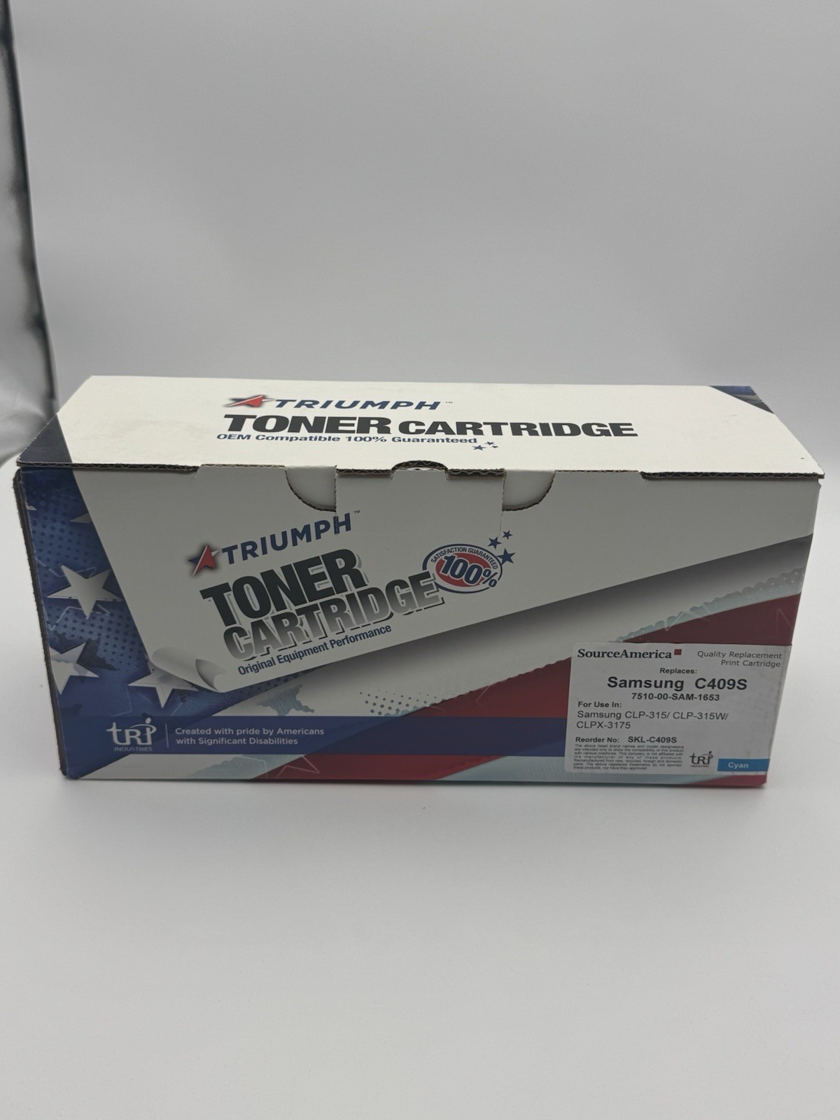 CLT-C409S Cyan Toner Cartridge For Samsung CLP-315, CLP-315W, CLPX-3175