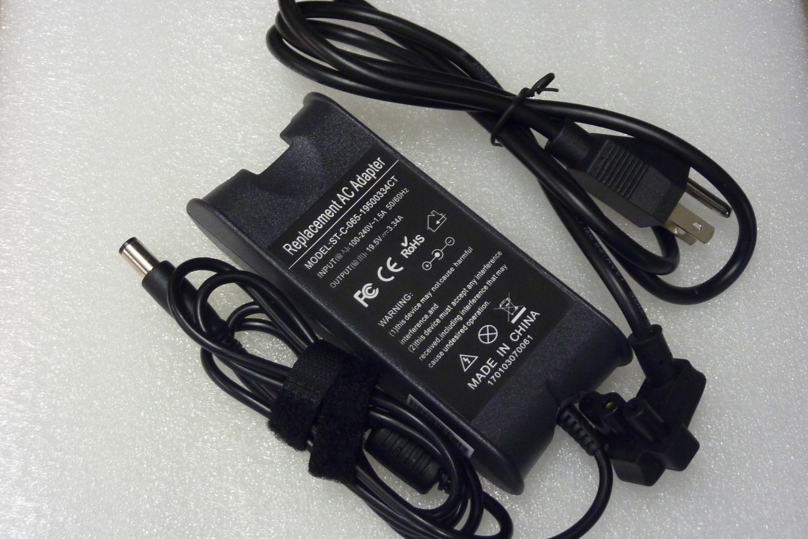 New AC Adapter Battery Charger 19.5V 3.34A 65W For Dell N6M8J 928G4 TJ76K K9TGR