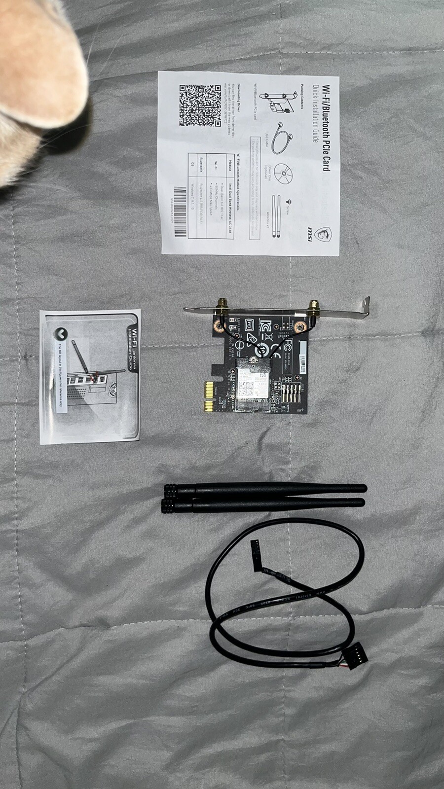 MSI AC905C Wireless PCIe Network Adapter Card