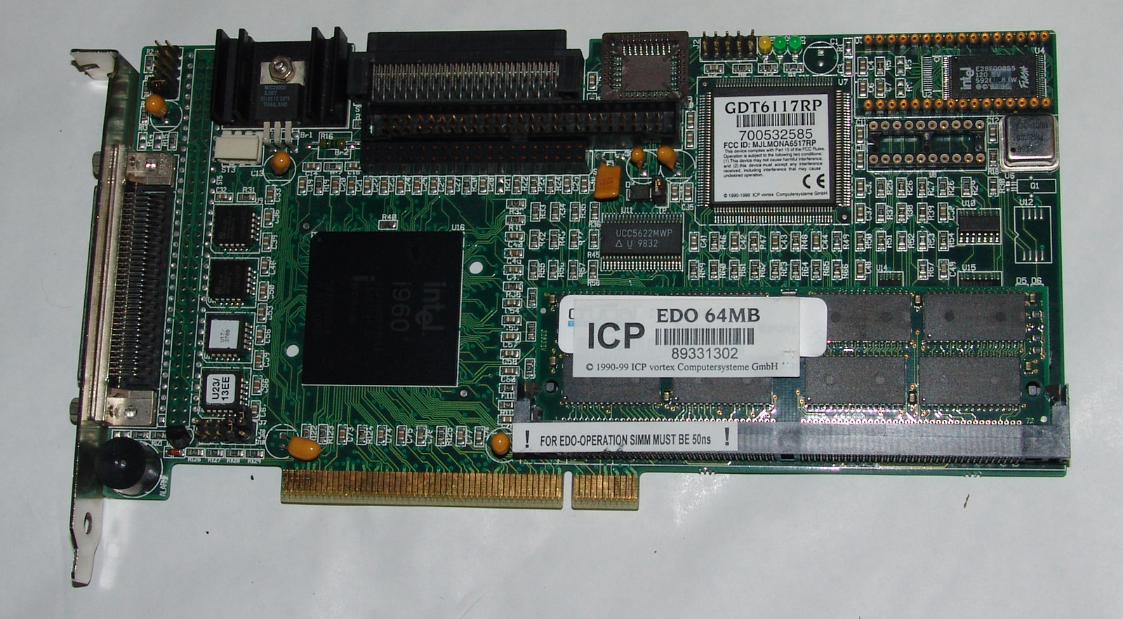 Adaptec ICP VORTEX GDT6117RP SCSI Controller PCI