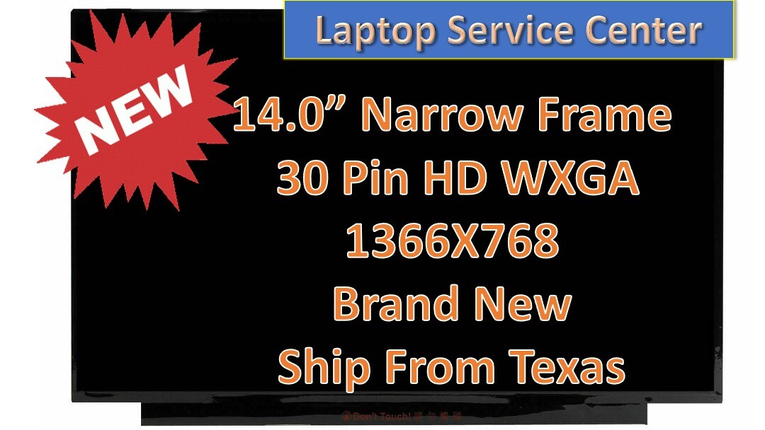 New Innolux N140BGA-EB4.C1 REV.C1 14" HD WXGA LCD LED Narrow Screen REV.C4 C4