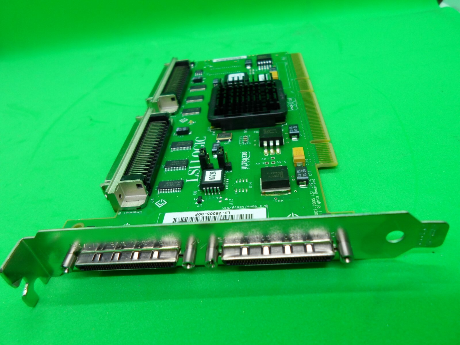 HP  Ultra320 SCSI PCI-X Dual Adapter from rx4640 A6961-60111 A6961-60201 A6961A 