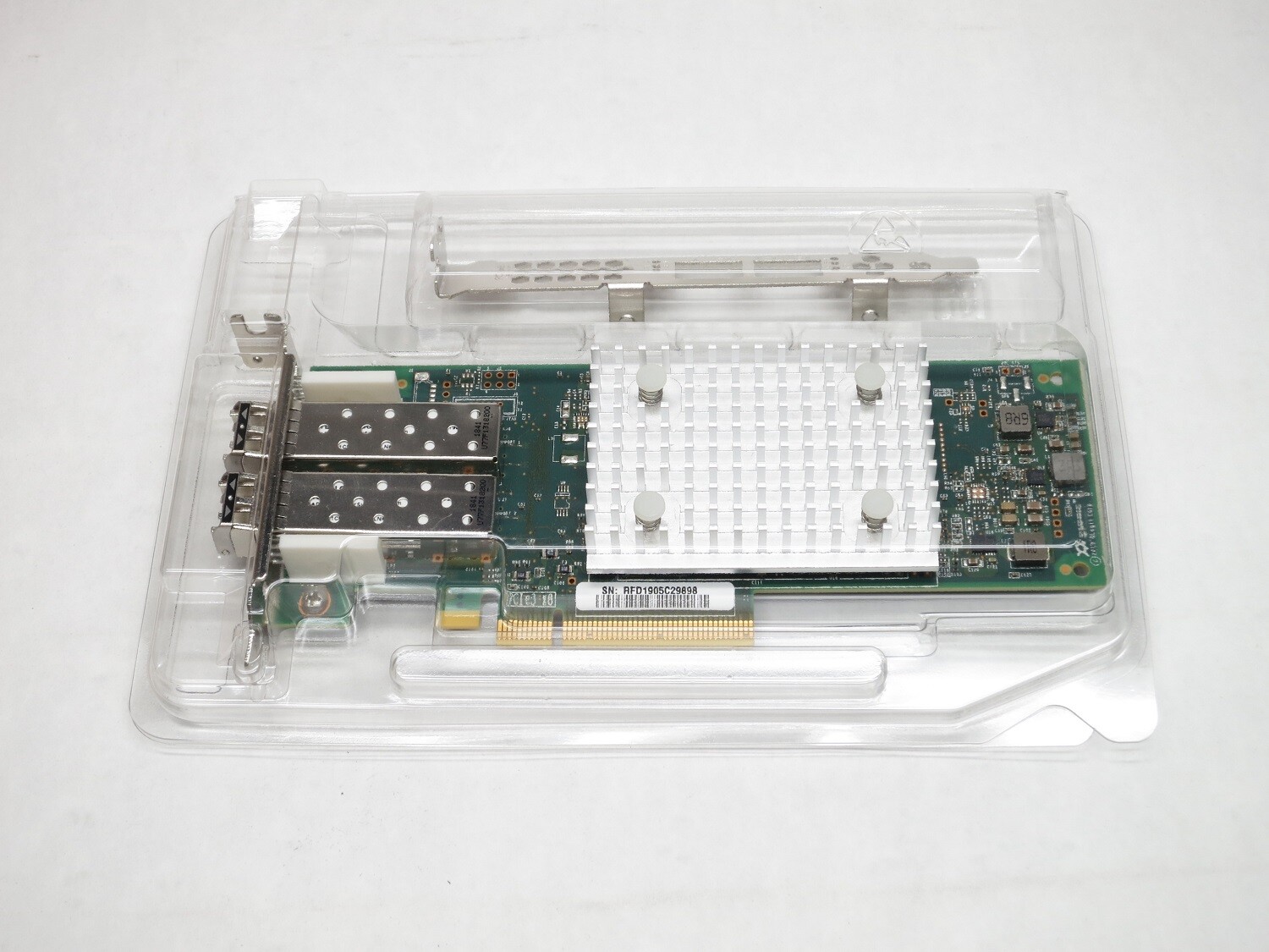 TCK3G DELL QLOGIC QLE2692 DP 16GB SFP+ NIC High Profile w/ 2x 16GB SFPs