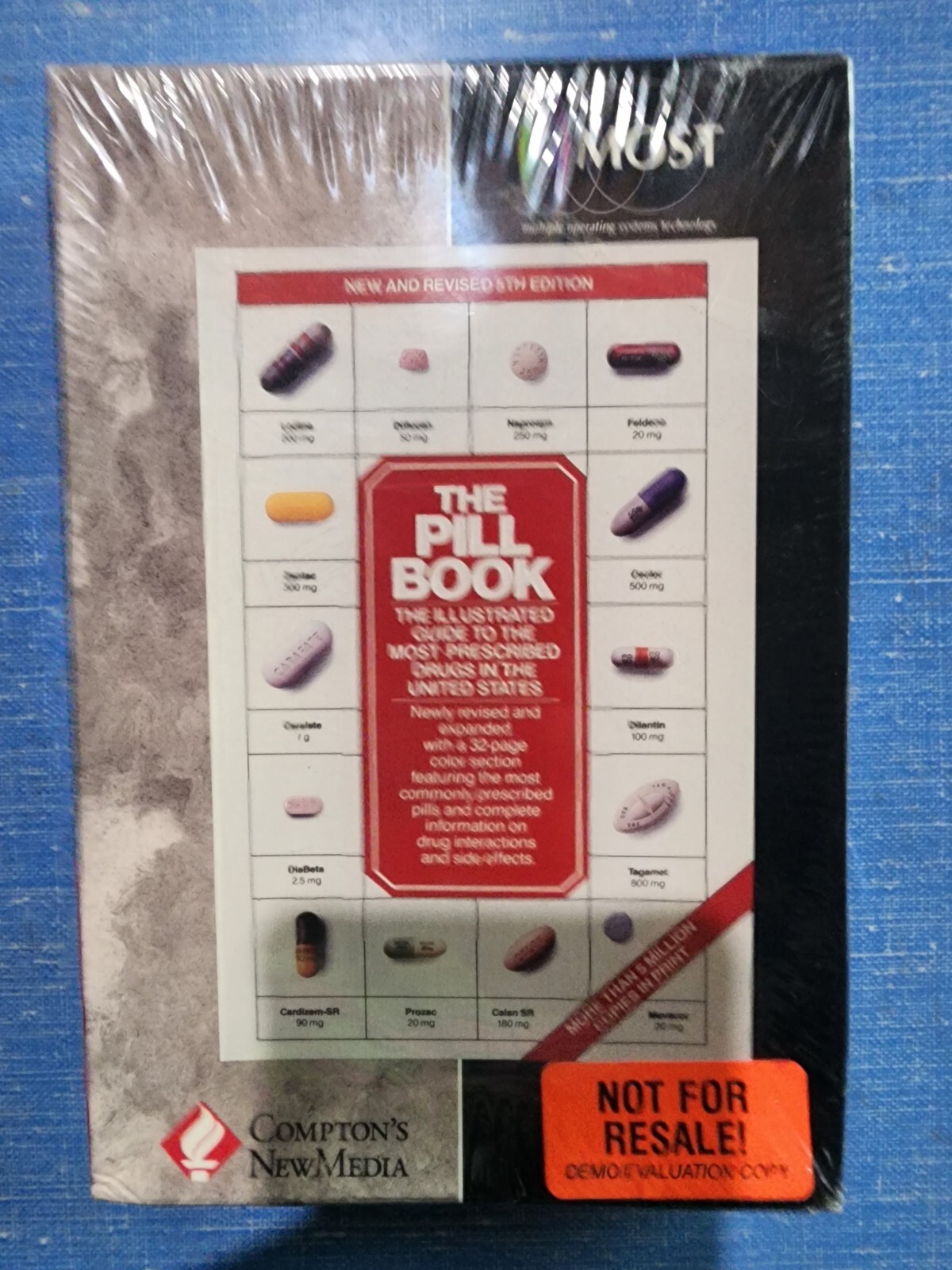 The Pill Book 1993 Supports-DOS/Windows/Sony MM CD-ROM Brand New Sealed