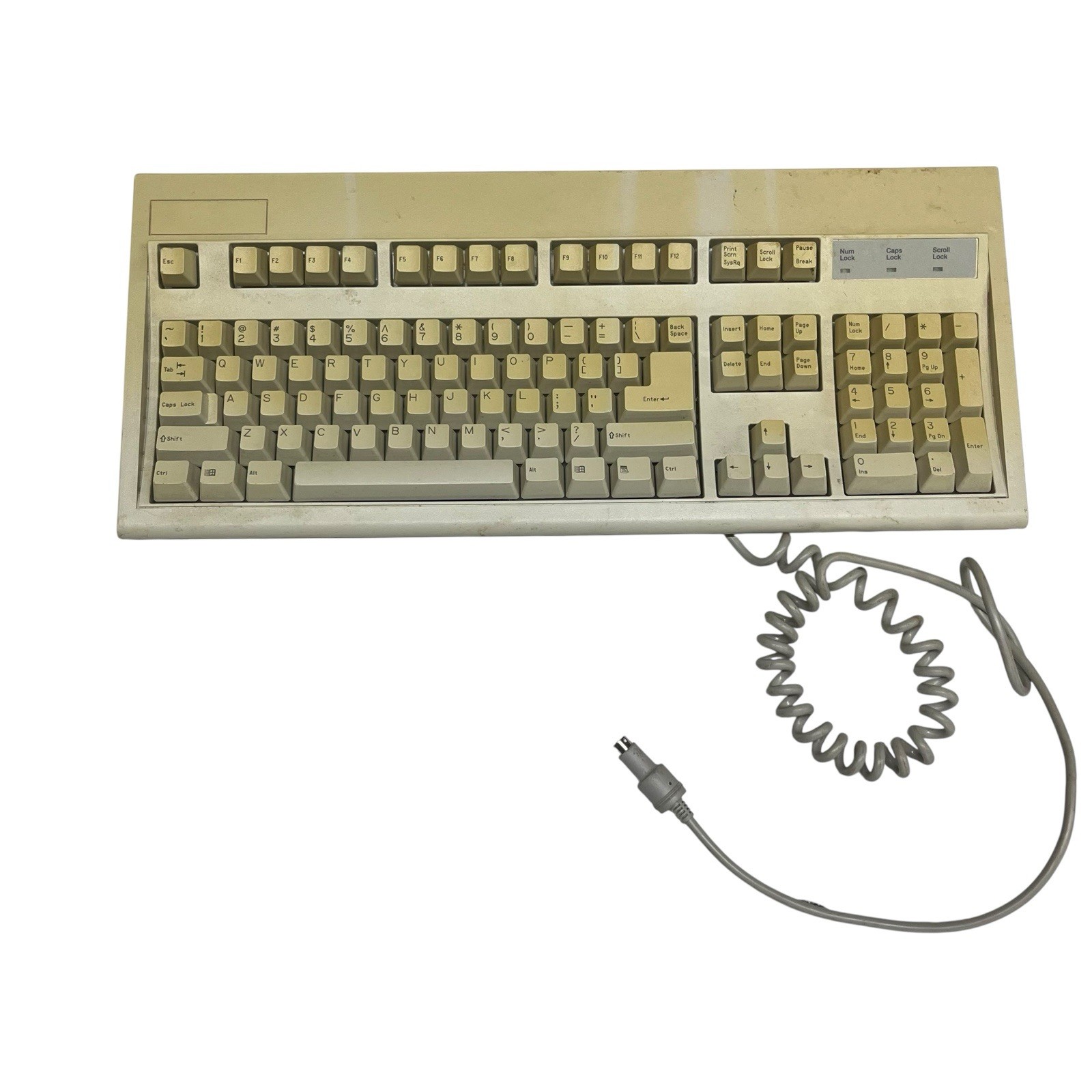 Vintage Keytronic E03601QLPS2-C Wired PS/2 Keyboard