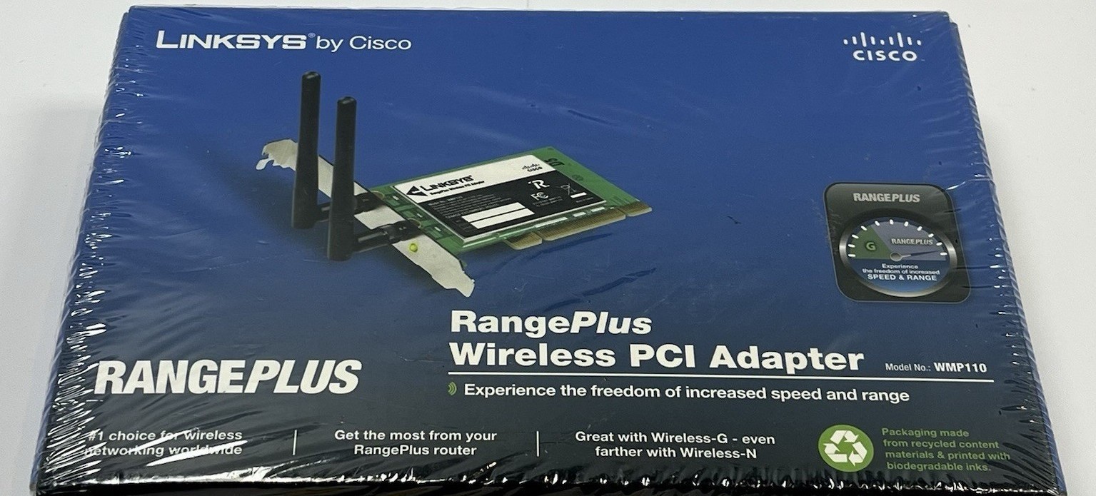 Linksys WMP110 RangePlus PCI Adapter