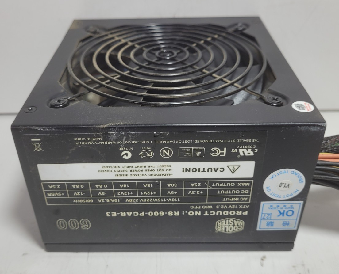 Cooler Master RS-600-PCAR-E3 600W Desktop Power Supply #0785