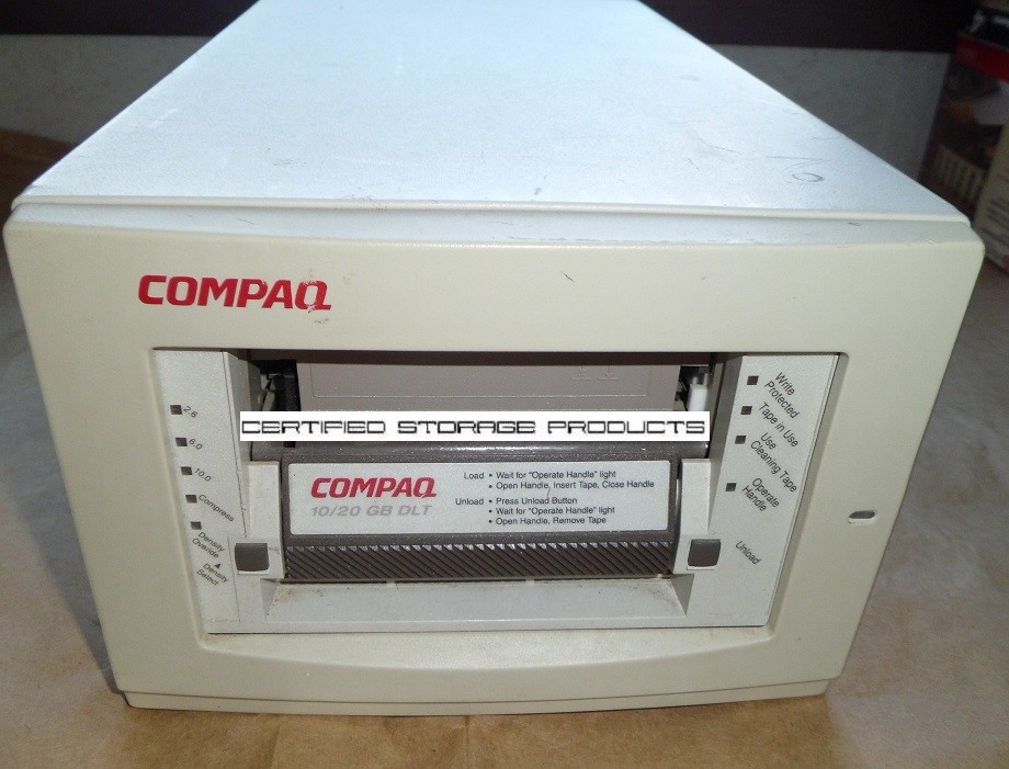 Compaq DLT2000 10/20 GB DLT EXT SE SCSI TAPE DRIVE TH4AA DLTIII 199746-001