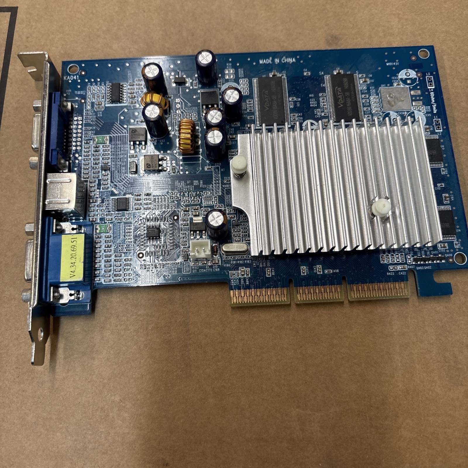 PNY TECHNOLOGIES GEFORCE FX5200 DDR 256MB PCI GRAPHICS CARD