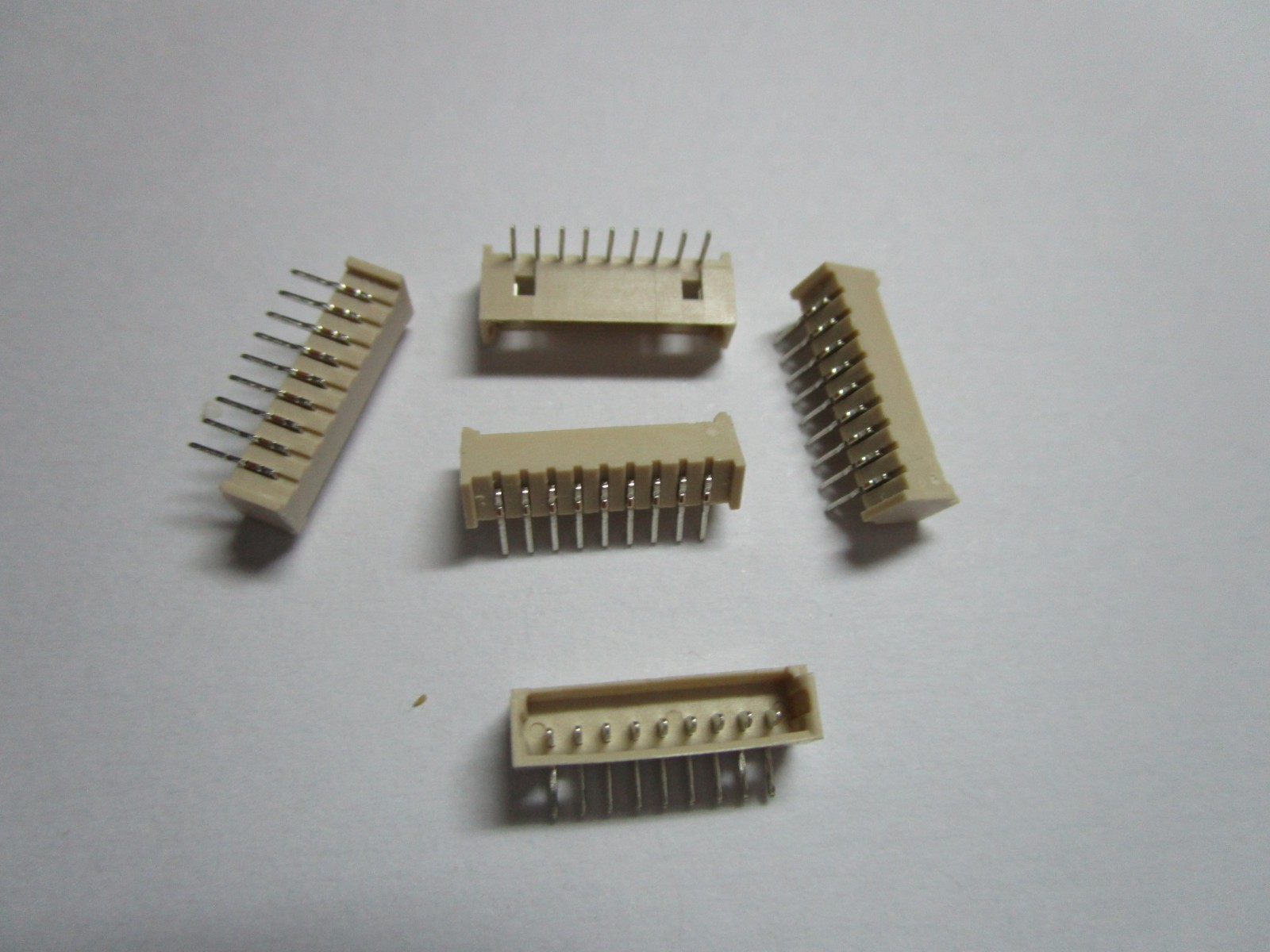 50 pcs Micro 1.25mm Pitch 9 Pin Right Angle Male Plug Connector New