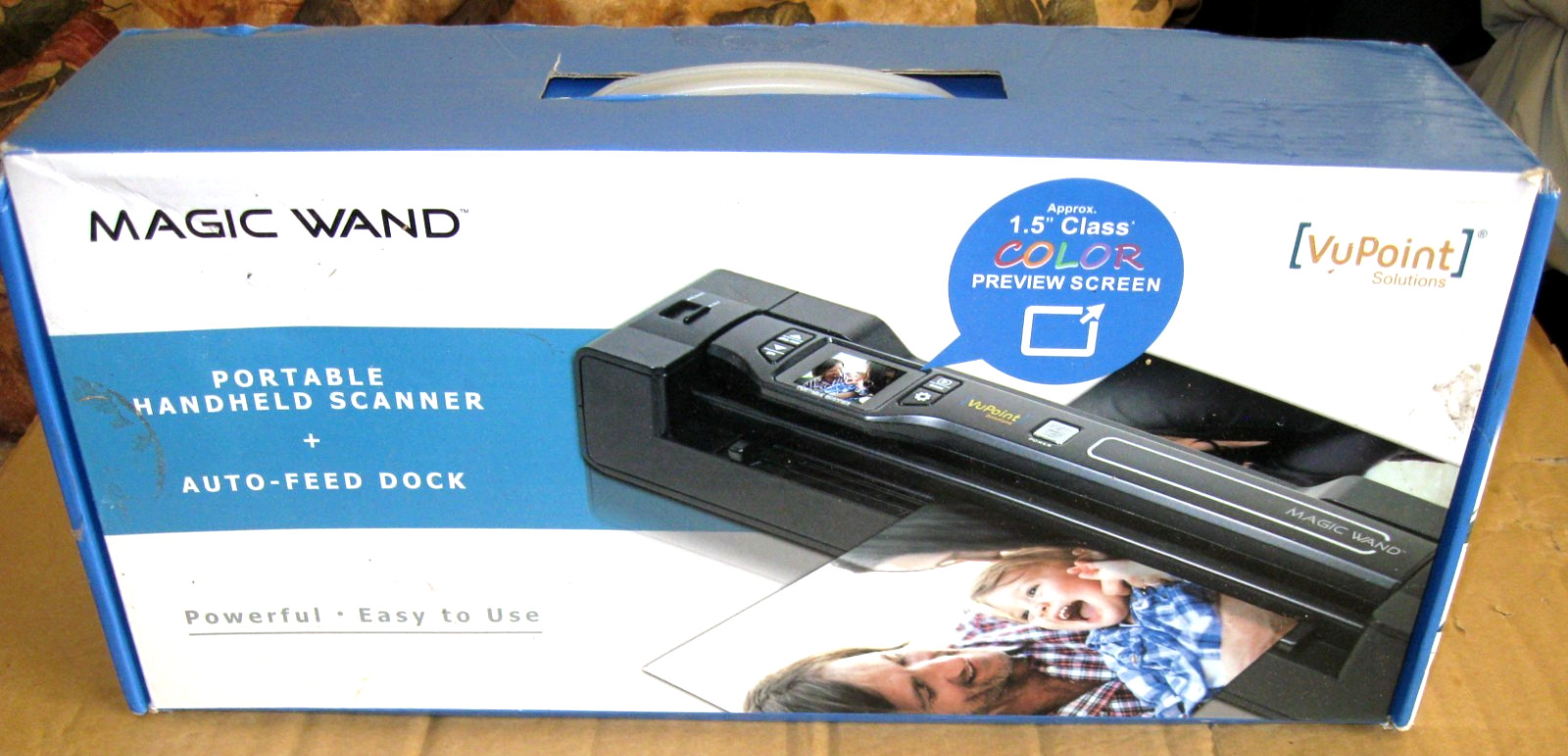 VuPOINT Solutions MAGIC WAND Portable Scanner + Dock PDSDK-ST470T-VP, NEW in BOX