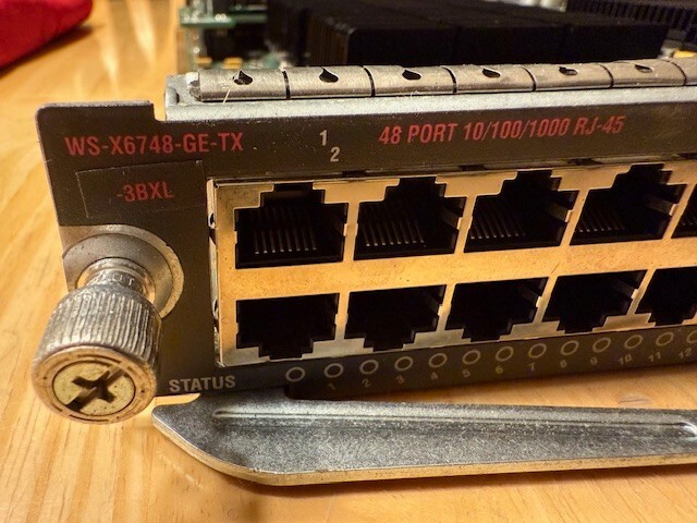 CISCO WS-X6582-2PA /W PA-MC-8T1  T1/E1 NET