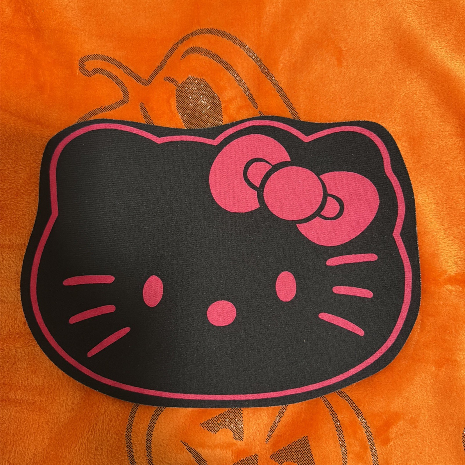 Hello Kitty Styling Mouse Pad For Computer PC Laptop Non Slip Black with Bow