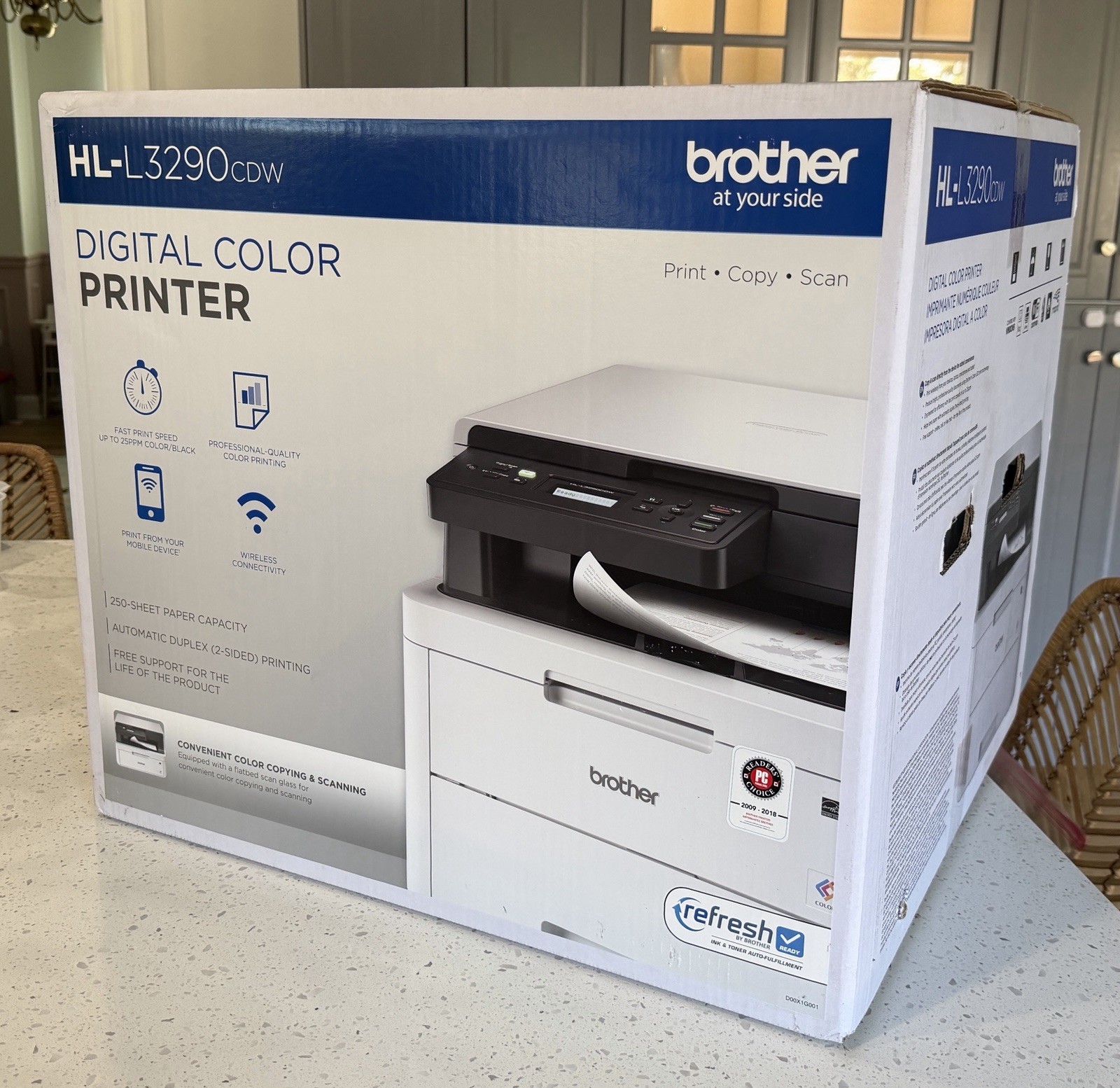 Brother HL-L3290CDW All-In-One Digital Color Laser Printer, Brand New