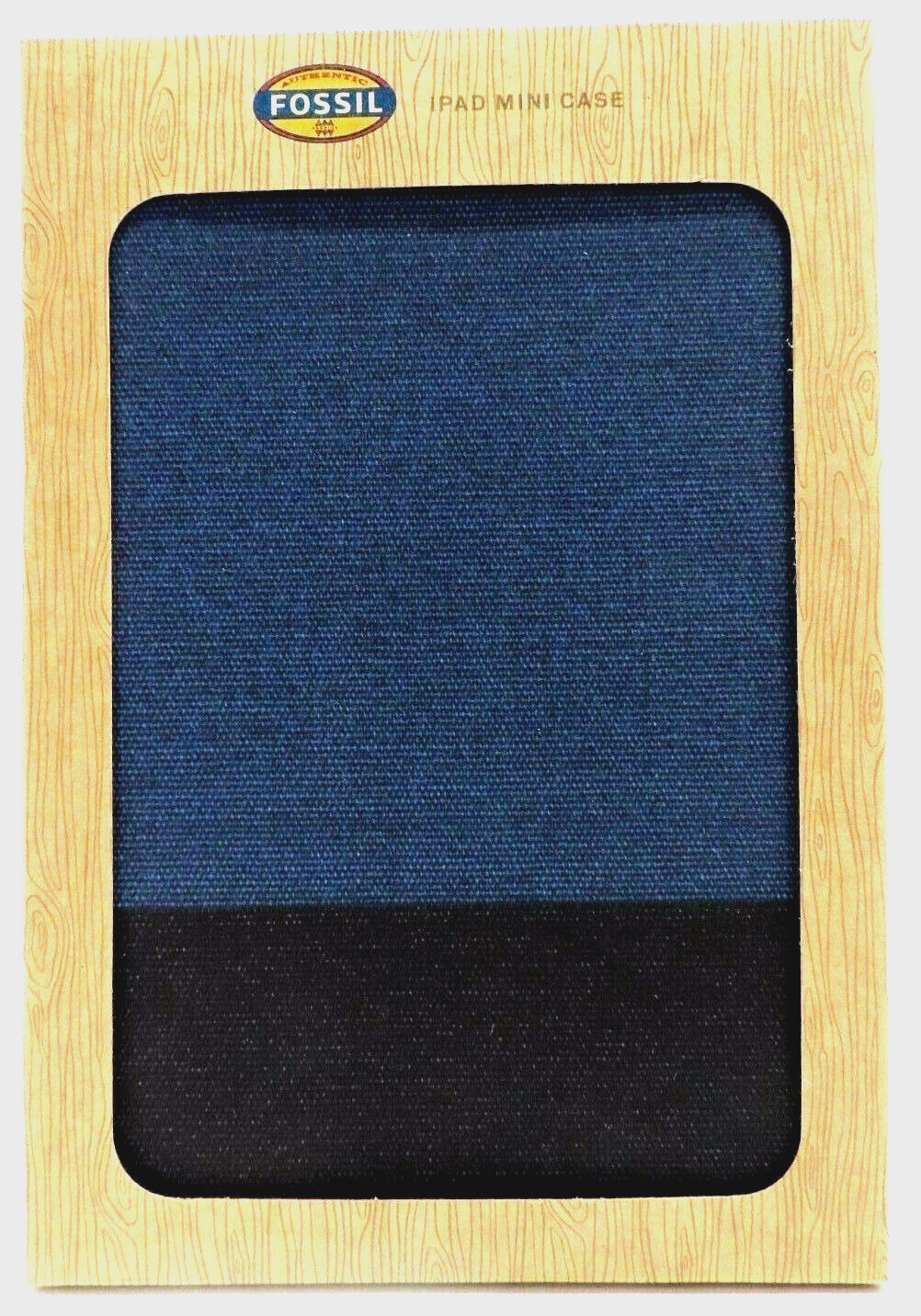 Fossil Estate iPad Mini Tech Case Sleeve Hard Cover Blue/Black New