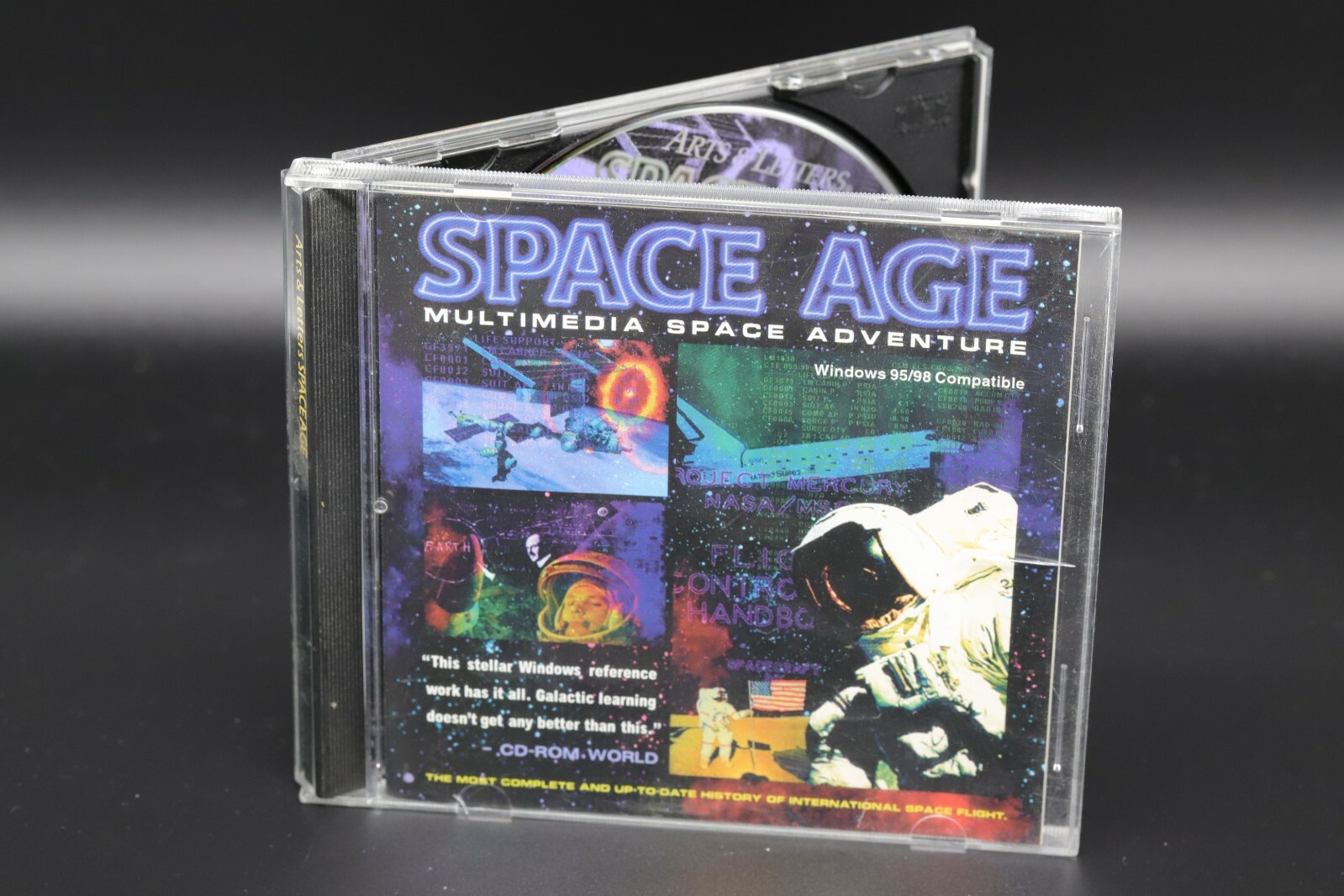 Arts & Letters Space Age (CD-Rom) Multimedia Space Adventure History of Space