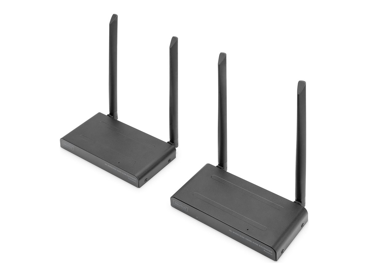 DIGITUS 4K Wireless HDMI KVM Extender Cable/Adapter Set DS-55328