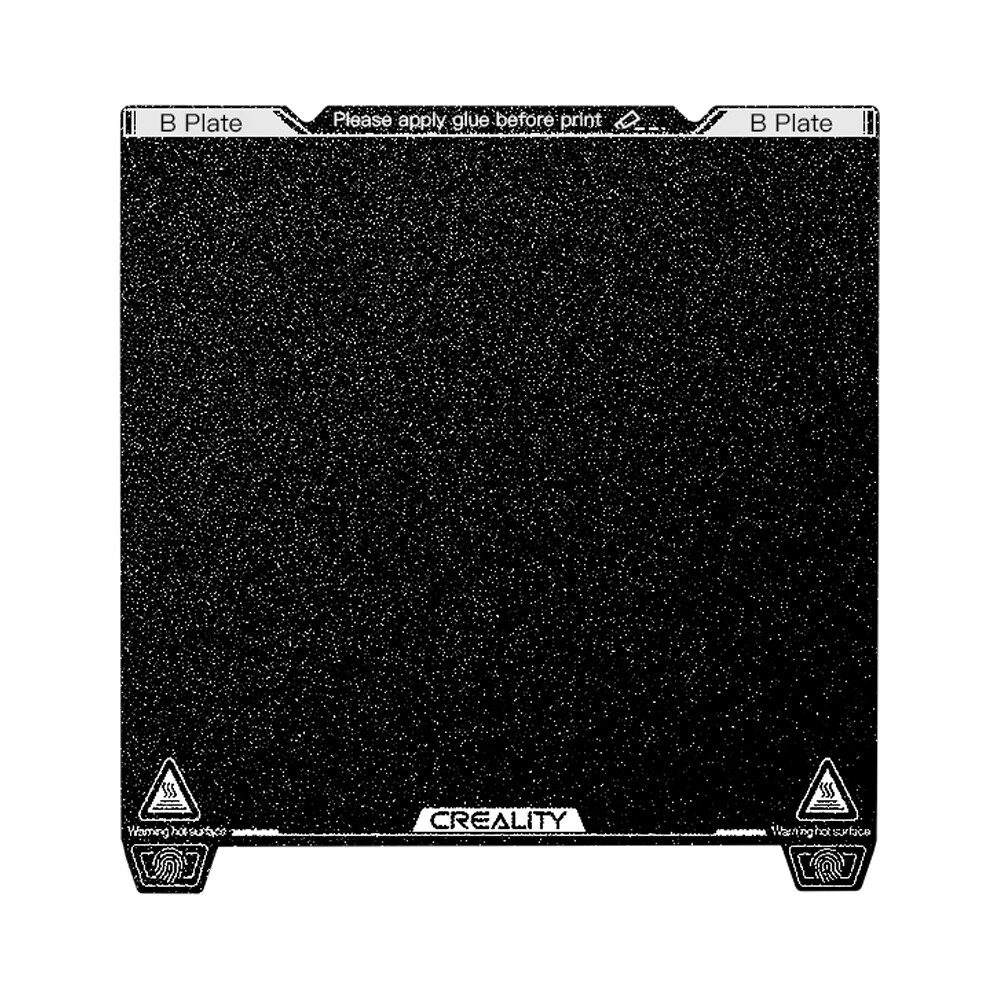 Creality K1 Max PEI Build Plate Kit Flexible Spring Steel Platform 315 * 310mm