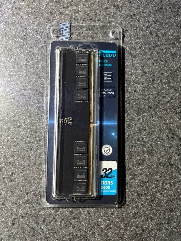 KLEVV 32GB DDR5 5600MHz PC5-44800 Desktop RAM UDIMM Memory Module