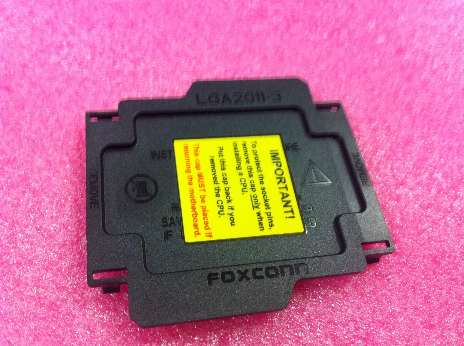 LOT 10 Pcs  ORIGINAL  FOXCONN  LGA2011-3  CPU SOCKET COVER 