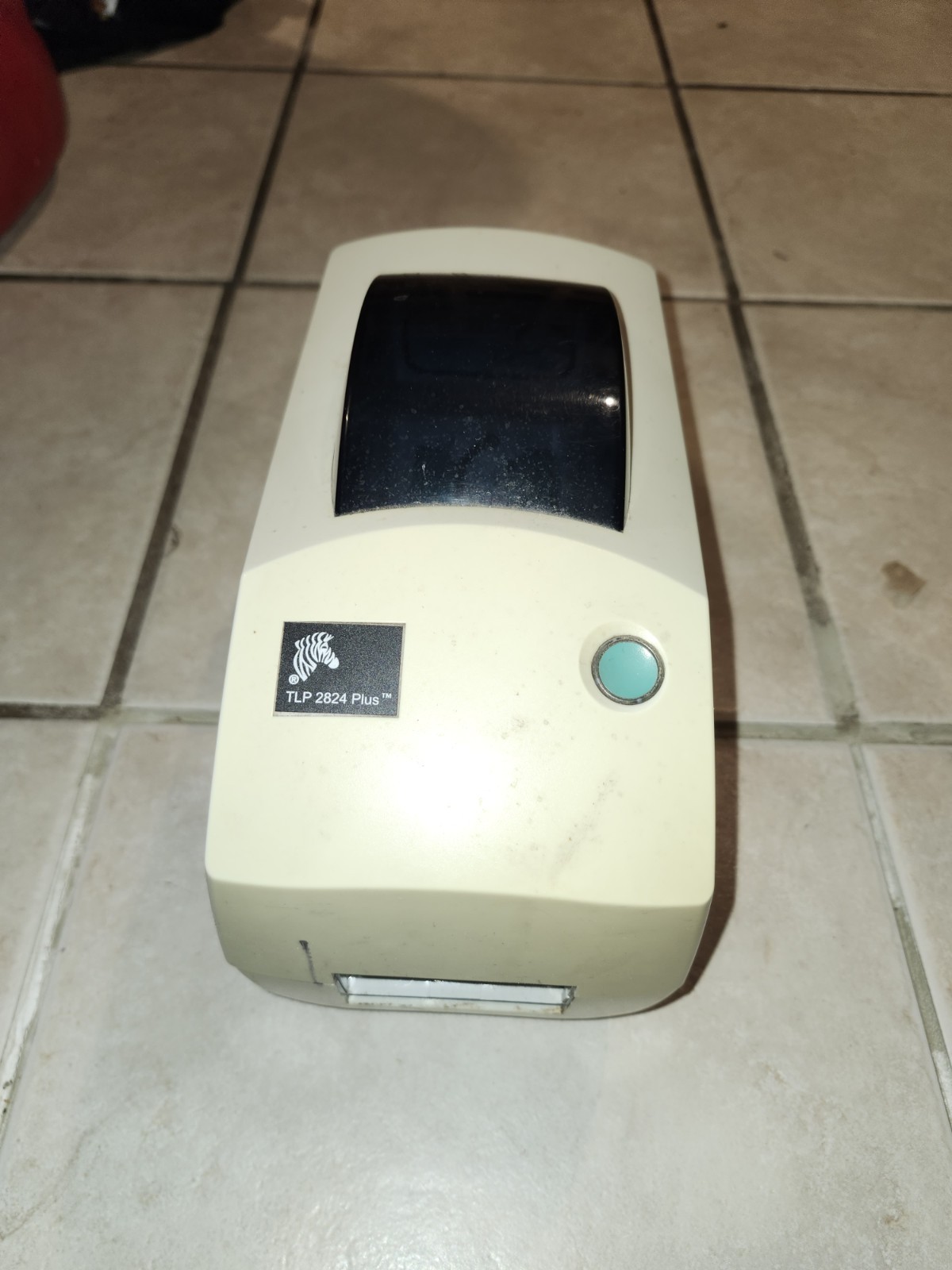  Zebra TLP2824 Plus Thermal Label Printer Power Cable Included Working Tested 