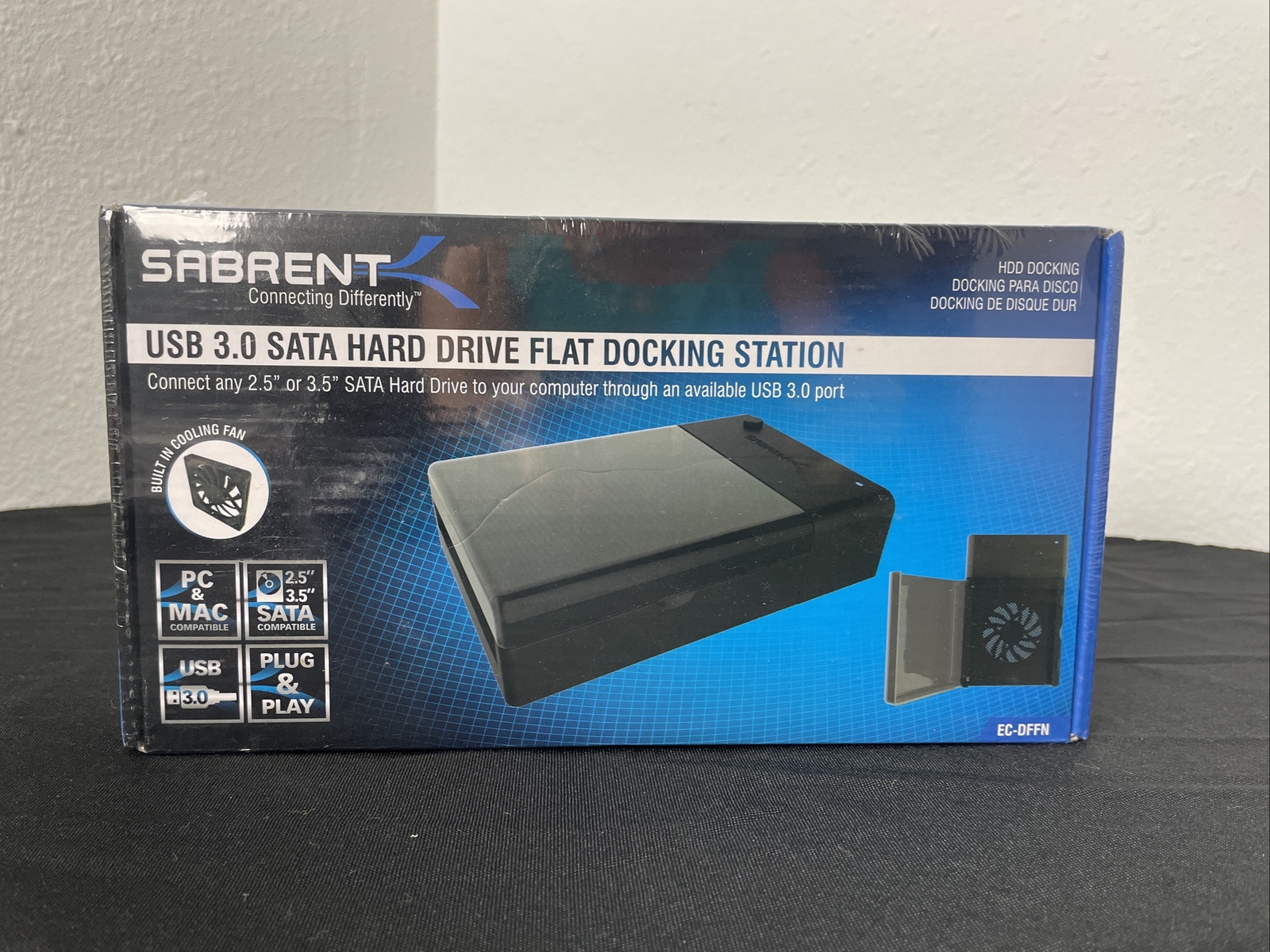 Sabrent USB 3.0 Data Hard Drive Flat Docking Station ~ EC-DFFN