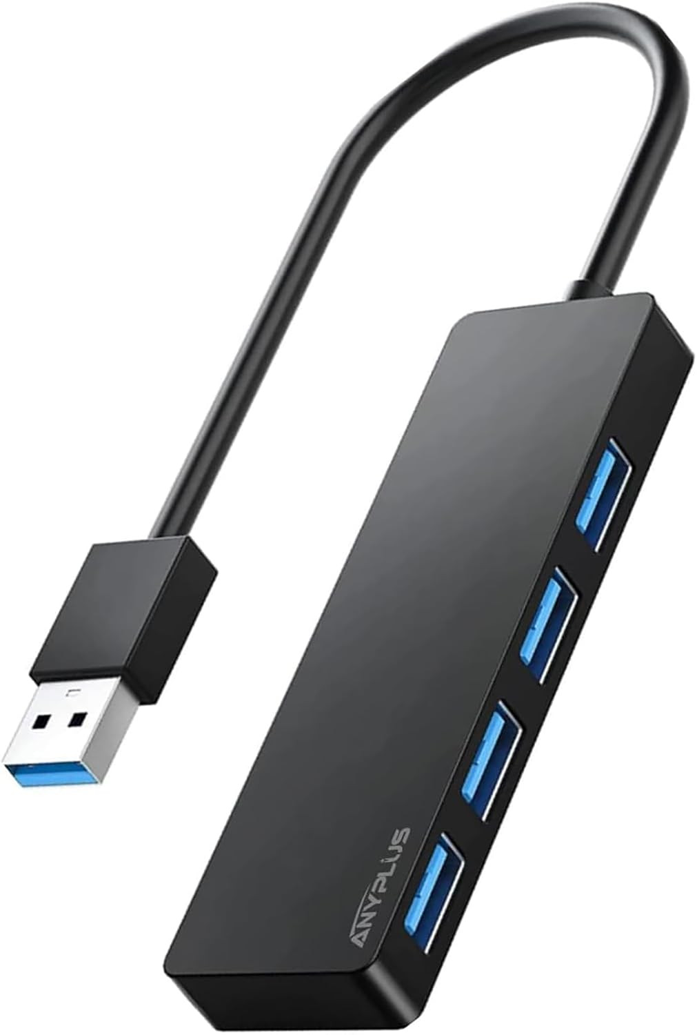 Concentrador USB 3.0, divisor de concentrador USB de 4 puertos, adaptador USB po