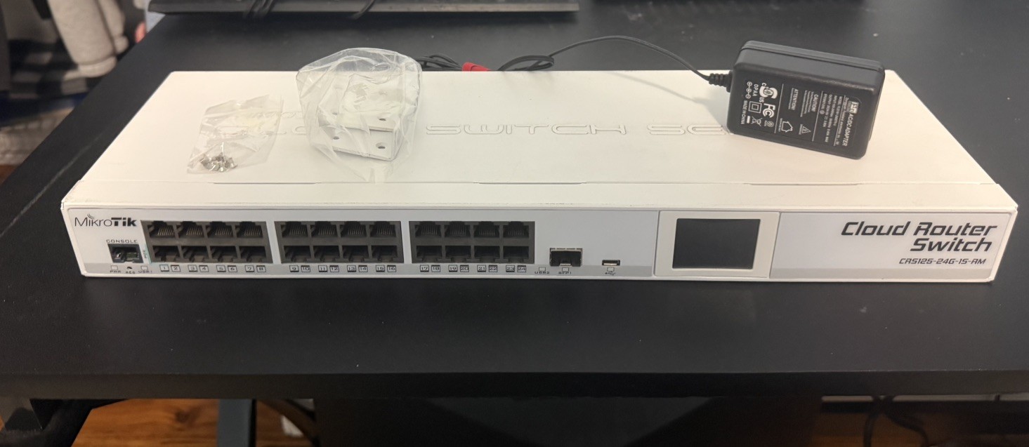 MikroTik CRS125-24G-1S+RM Cloud Router Switch 24-Port Gigabit SFP+