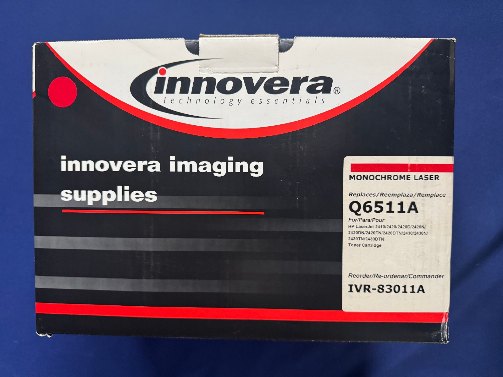 Innovera HP 11A Cartridge Q6511A Printer Toner Compatible • IVR-83011ASEL • New