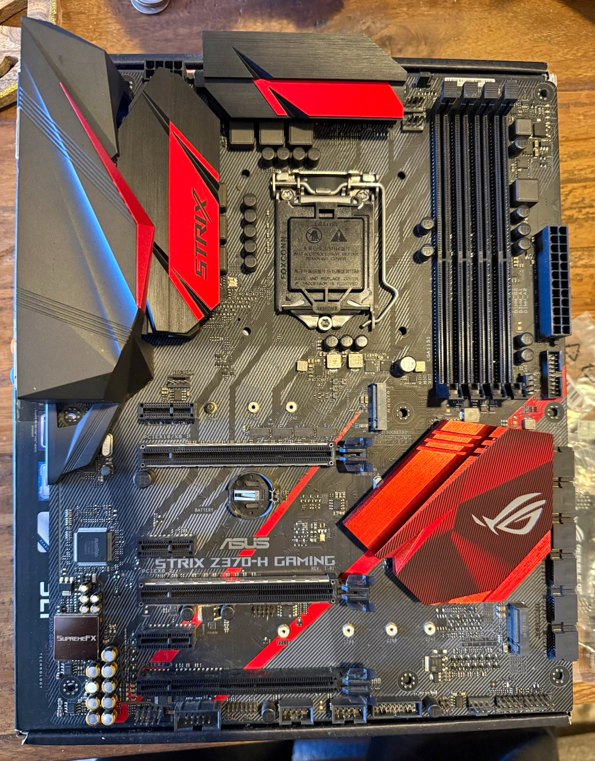 ASUS ROG STRIX Z370-H GAMING ATX Intel LGA1151 DDR4 Motherboard
