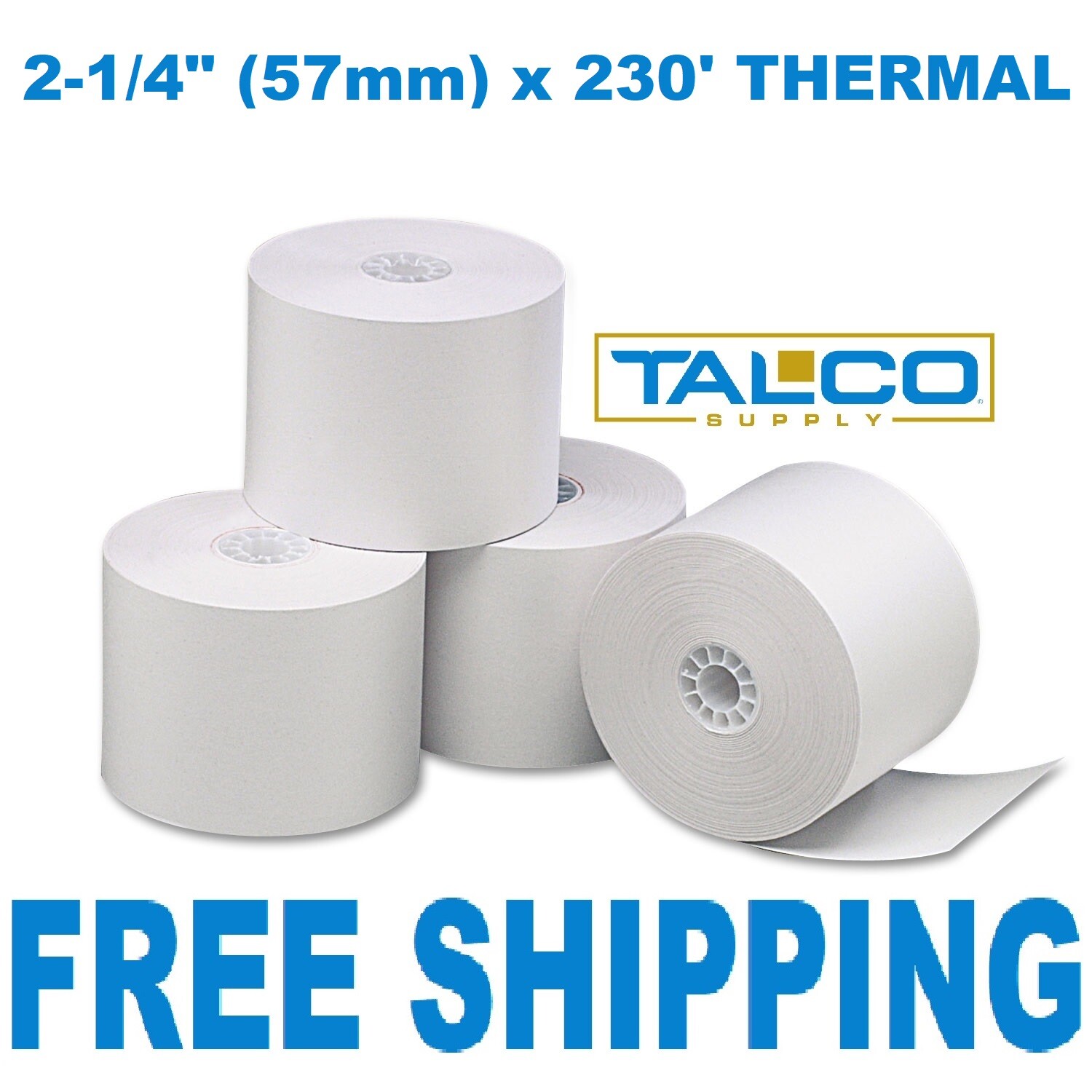 ROYAL ALPHA 583cx (2-1/4" x 230') THERMAL PAPER - 24 ROLLS ~ FAST ~