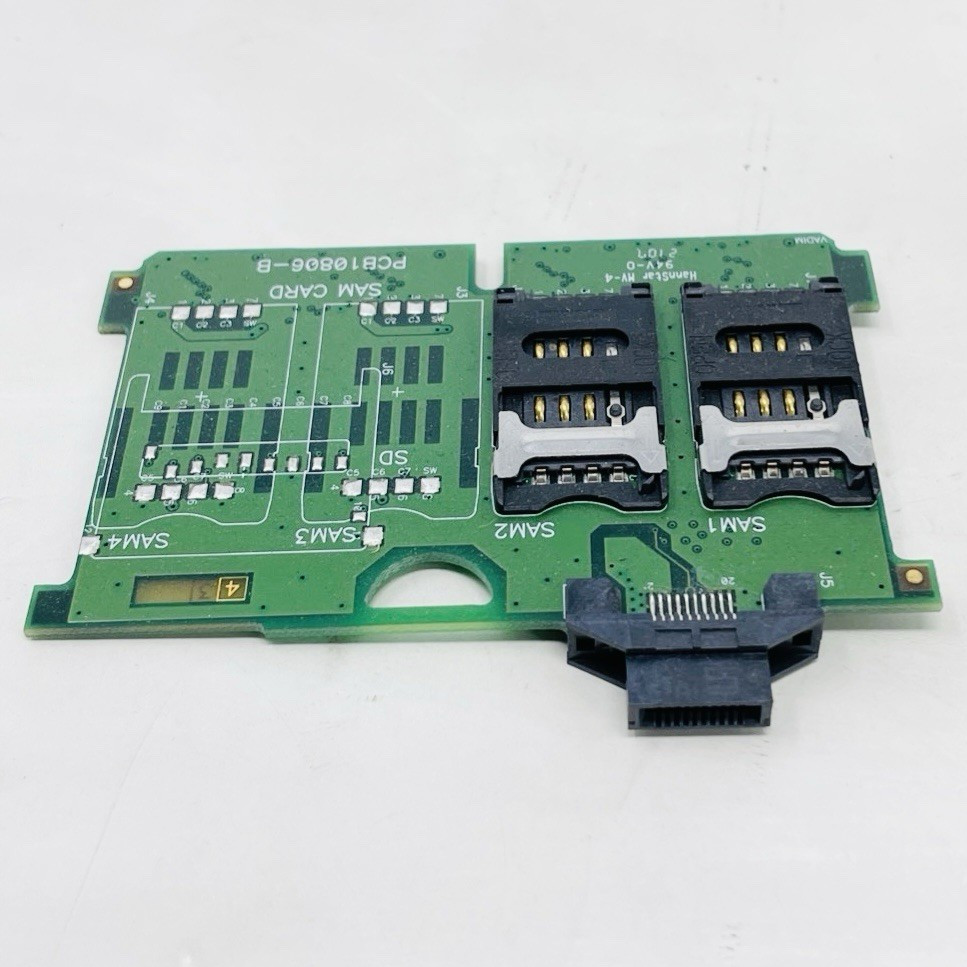 LOT OF 6- CARD SAM MOD PCB10806 B – 2 SIM CONNECTIONS AND 1 SD MEMORY