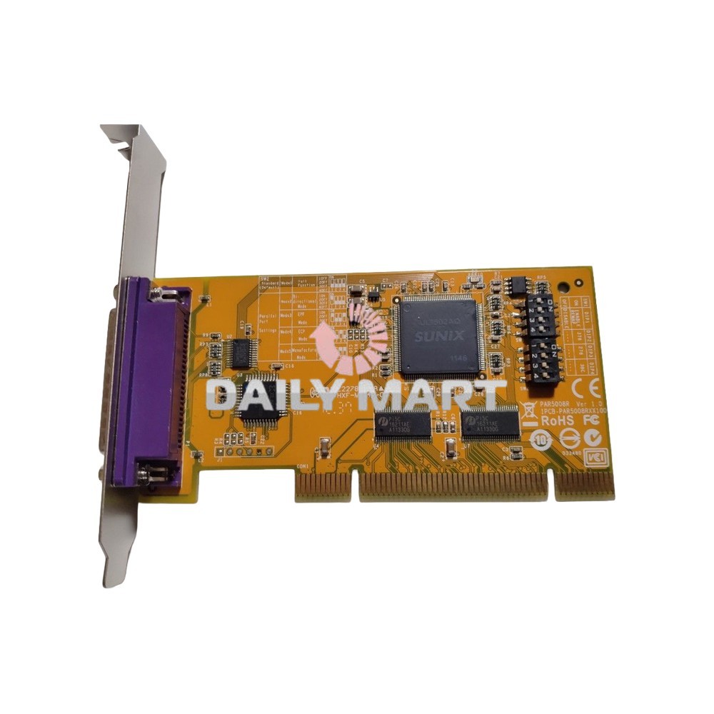 New In Box SUNIX PAR5008R Parallel Universal PCI Board Model