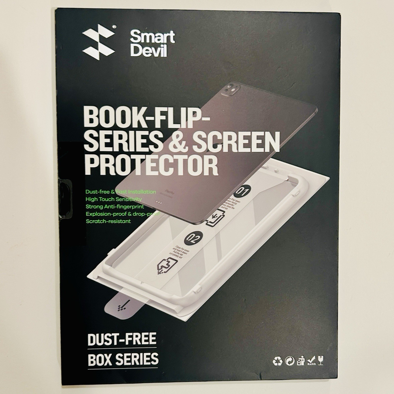 SmartDevil Book-Flip Series Screen Protector iPad Pro 11-inch 2023/2024, M3/M4