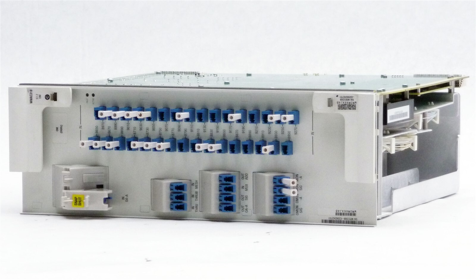 ALCATEL-LUCENT LAMBDAXTREME 1625 LIGHTWAVE WWAC31B S1:2 OM OPTICAL MULTIPLEXER