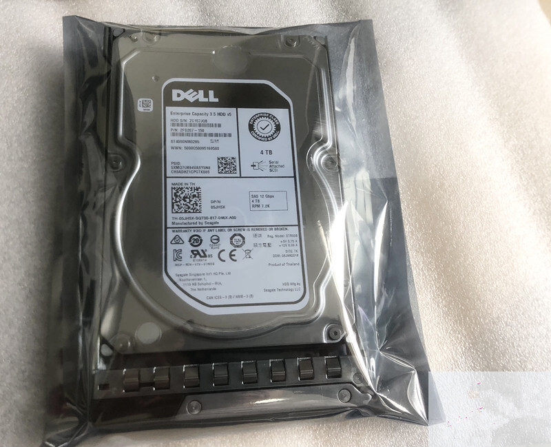 FOR DELL 4TB SAS 12Gb hard disk 05JH5X 5JH5X ST4000NM0295 3.5 " G14 W/Tray