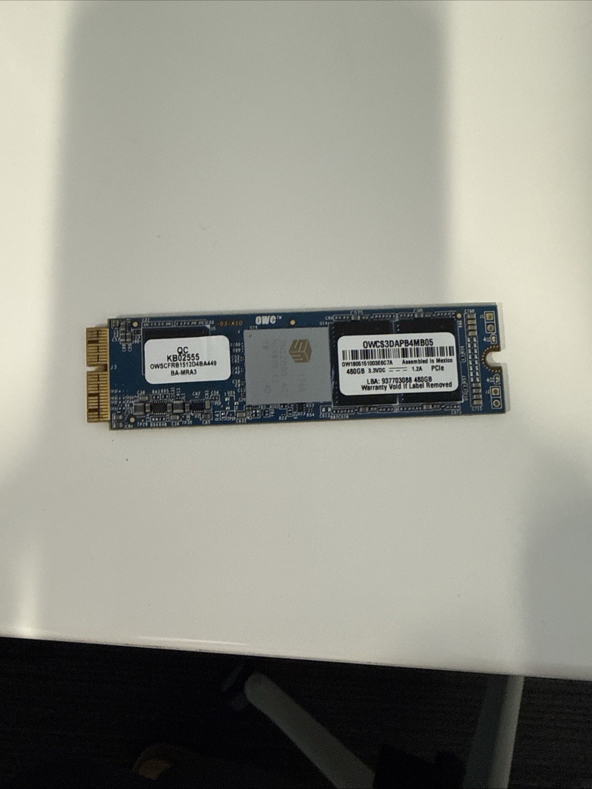 OWC Aura Pro X SSD 480GB PCI-Express, OWCS3DAPB4MB05 (MBP mid-2013-2015 MBA 2)
